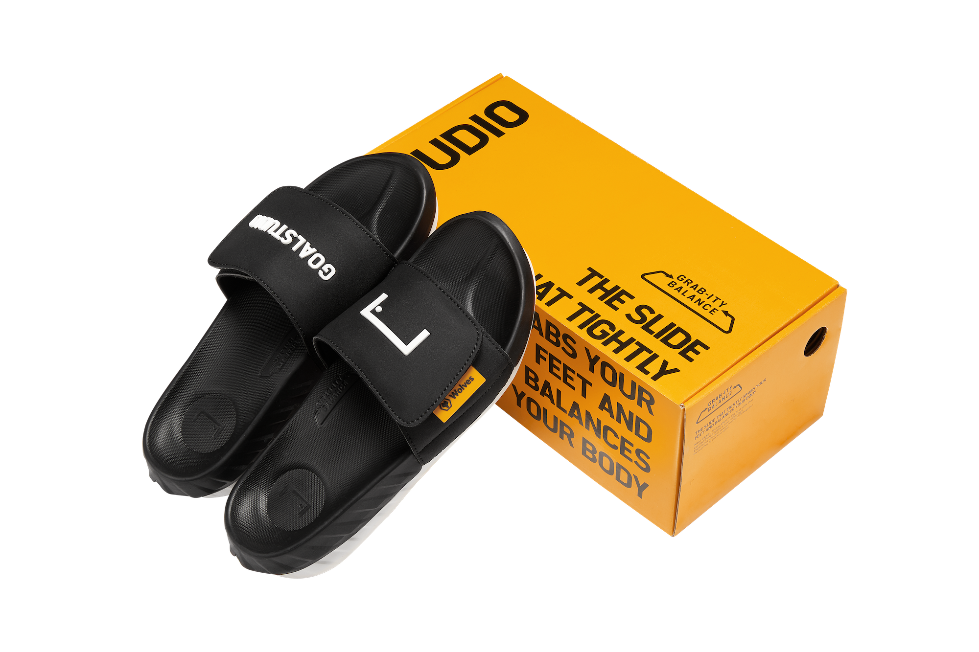 Grab-Ity Balance® Pro Slide - Black/Yellow Wolverhampton Collab Limited Release